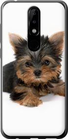 Чехол на Nokia 5.1 Plus Щенок йоркширского терьера "931u-1543-17620"