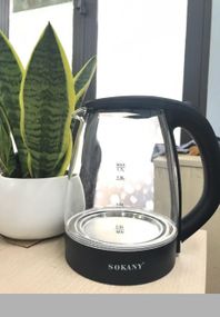 Електрочайник з елегантним скляним виконанням SOKANY SK-SH-1097 (46328-SK-SH-1097_293)