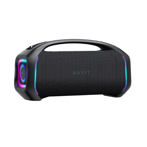 Портативна колонка 100W чорний Party Blast Havit HV-SK910BT-BK (TWO MIC) | Зображення 3