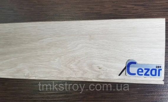 Плинтус CEZAR Hi Line Prestige 75x22x2500mm M289 Ясень Сантьяго | Зображення 1