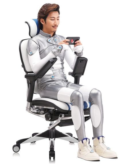 Кресло геймерское ERGOHUMAN ELITE GAMING MARS (M-EHPE-AB-HAL-MLBL) эргономичное | Зображення 2