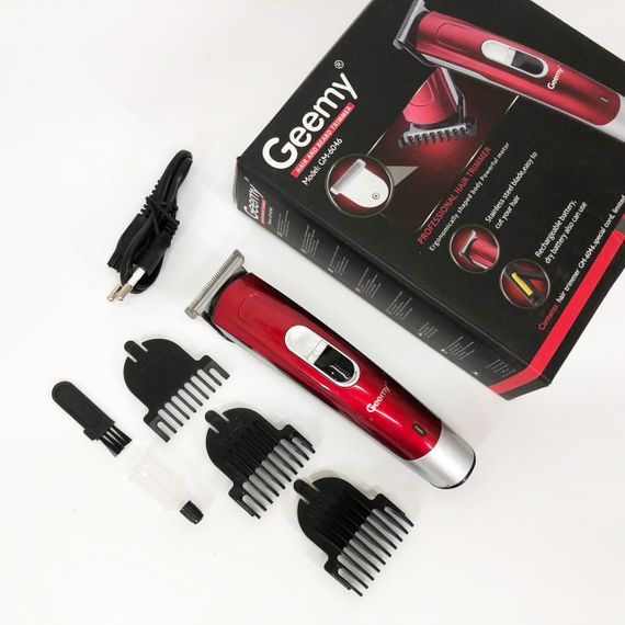 Семейная машинка для стрижки волос Gemei GM-6046, Универсальный триммер для мужчин LX-68 | Зображення 6