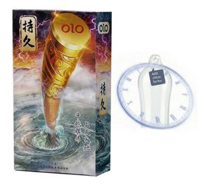 Презервативы Olo Thunder Spear, тонкие с пролонгирующим эффектом sexstyle