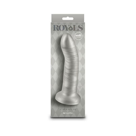 Дилдо NS Novelties Royals - 7" Charlie - Metallic Champagne Sex Aura | Зображення 3