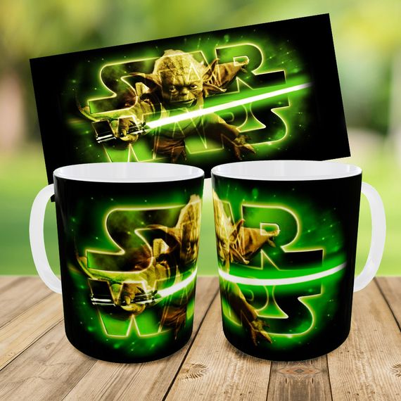 Набір: дитяча сумка-бананка+кружка Йода Star Wars 32х15см, бананка для хлопчика через плече на подарунок (00906) | Зображення 2