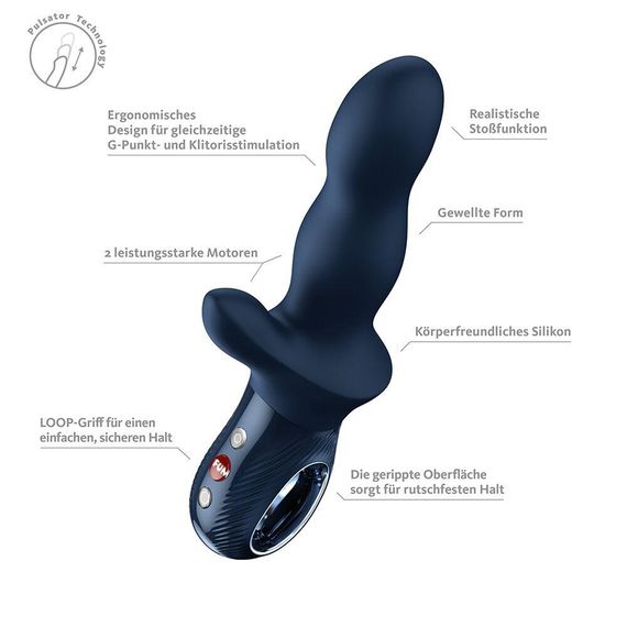 Пульсатор Fun Factory Bi Stronic Crave Nightblue Sex Aura | Зображення 2