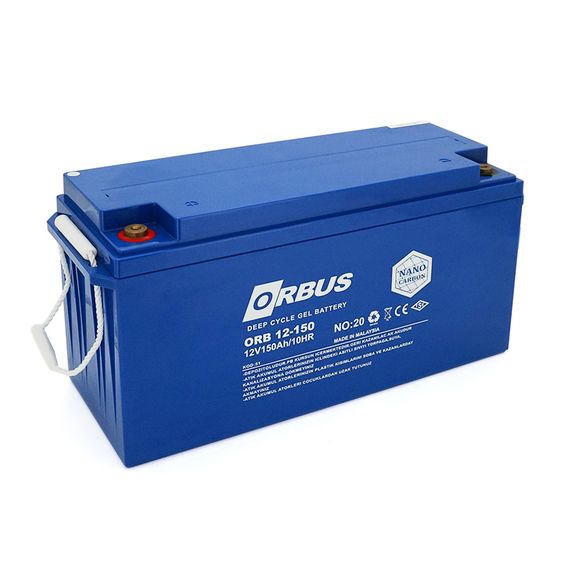 Аккумуляторная батарея ORBUS CG12150 GEL 12V 150A h (485x172x240) Blue 47kg