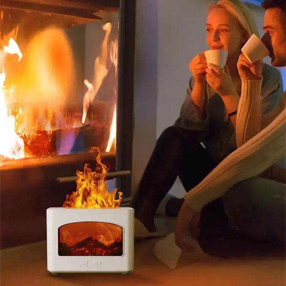 Увлажнитель воздуха для дома с эффектом пламени 12-24v Камин | Зображення 2