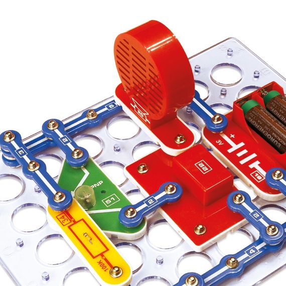 Электронный конструктор "Первые шаги в электронике" DOKA D70710 набор В, 15 схем, звук и свет | Зображення 1