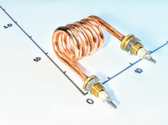 Тэн медный 3000W D10 штуцер м18 водяной дистиляторный | Зображення 1