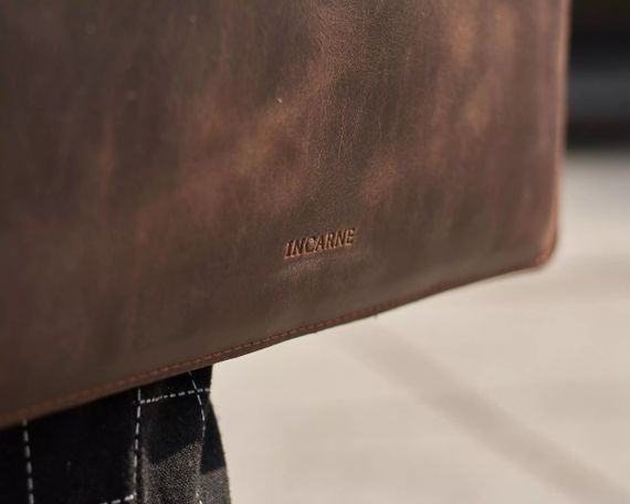 Чохол для ноутбука вінтажний Incarne Stem MacBook Pro 13" 2016-2025 stem-brown-vintage-pro-13 коричневий | Зображення 5