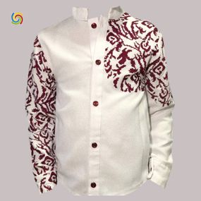 Рубашка Украинская вышиванка  44429549 цвет белый размер L/XL