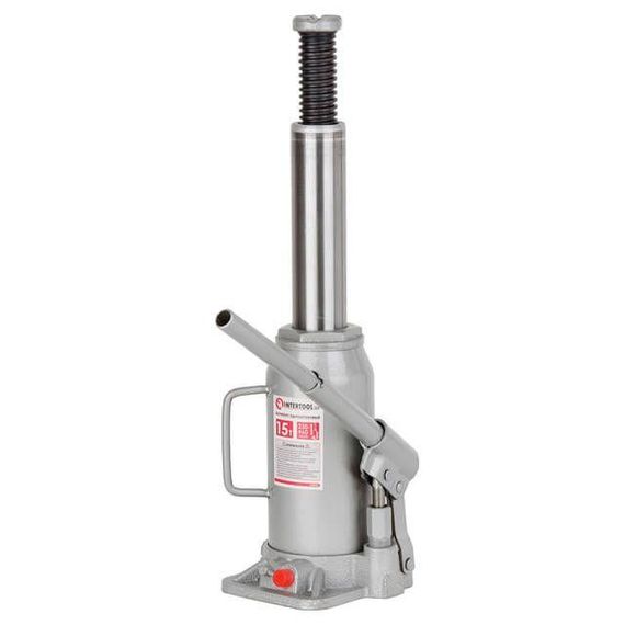 Домкрат "стовпчик" одноштоковий 15 т, 230-460 мм INTERTOOL GT0027 | Зображення 2