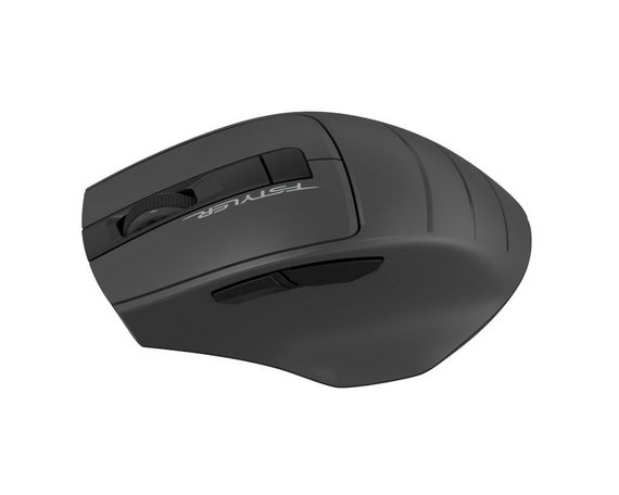 Миша бездротова A4Tech Fstyler FG30S (Grey), безшумна, USB, колір чорний+сірий | Зображення 1