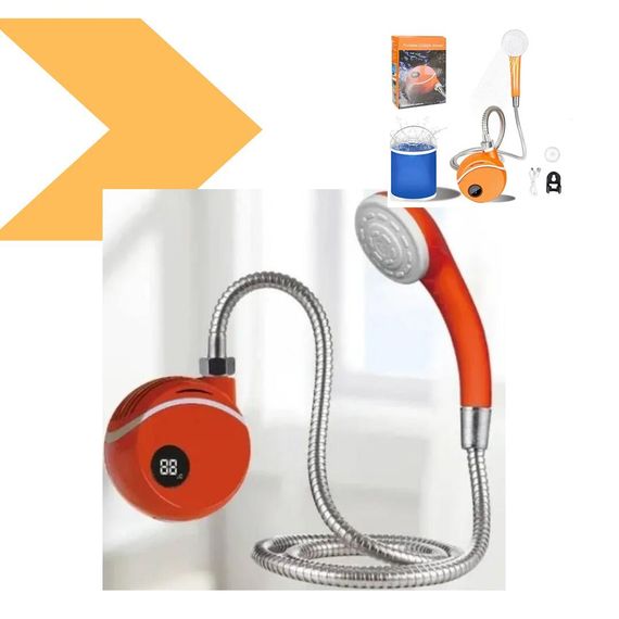 Портативний душ з акумулятором USB XPRO Portable Outdoor Shower (46322-_396) | Зображення 1