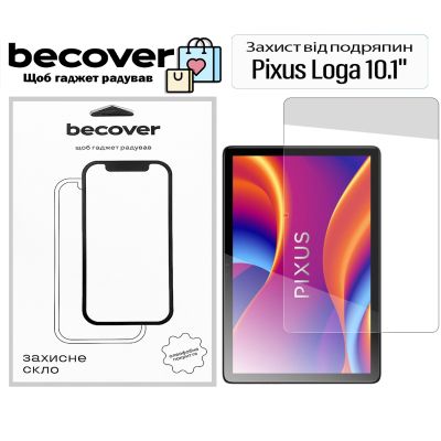 Стекло защитное BeCover Pixus Loga 10.1&quot; (713702)