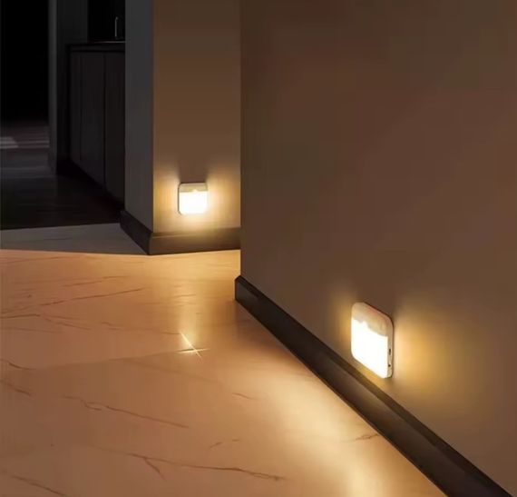LED лампа з датчиком руху, на акумуляторі, біколор | Зображення 8