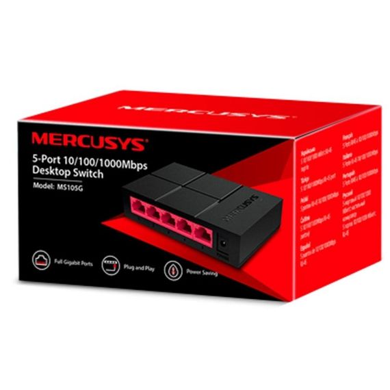 Комутатор мережевий Mercusys MS105G | Зображення 3