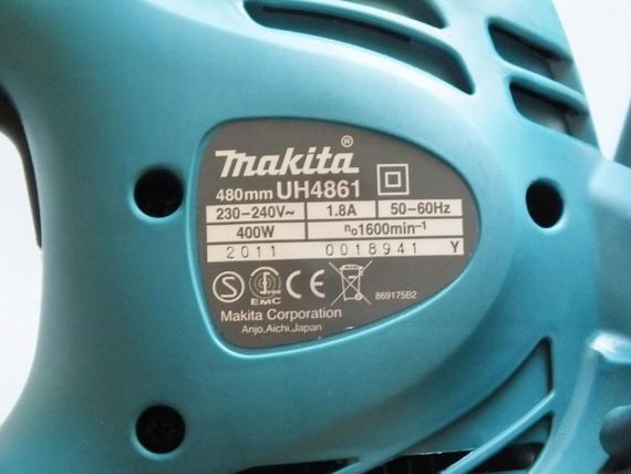 Ножиці для живоплоту Makita UH4861 (48 см) | Зображення 4