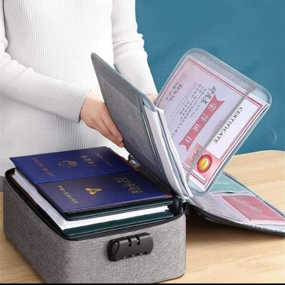 Органайзер для зберігання документів формату А4, книг, паспорта, зарядні пристрої, банківські картки, канцелярія | Зображення 6