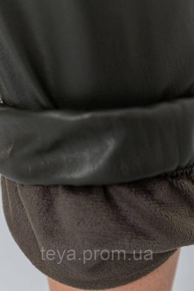 Лосины женские на флисе цвет темно-зеленый размер M FA_001029 | Зображення 5