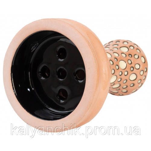 Чаша для кальяну ETNA Katana Dot Glaze Coral | Зображення 1