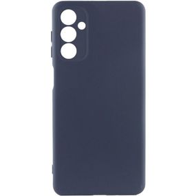 Чохол TPU GETMAN Liquid Silk Full Camera для Samsung Galaxy M34 5G Синій / Midnight Blue