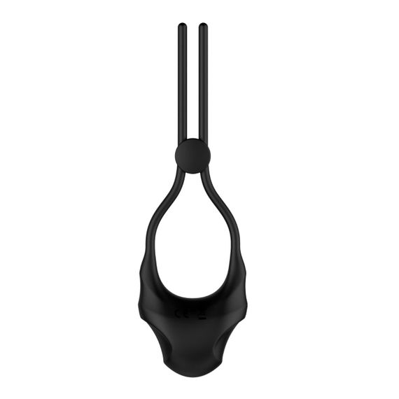 Ерекційне кільце Nexus FORGE Vibrating Adjustable Lasso Black з потужною вібрацією для чоловіків | Зображення 3