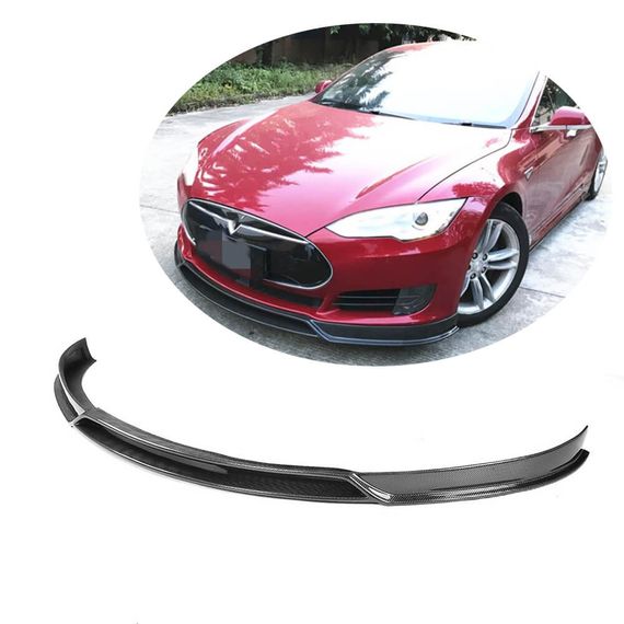 Передний Бампер Лип Карбон (2012-2015) для Tesla Model S 2016- гг