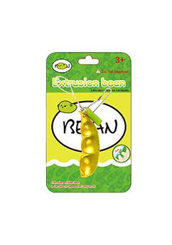 Брелок Горошек WD20120, на блистере 14*1,5*8,5см (6971631269514) Жёлтый