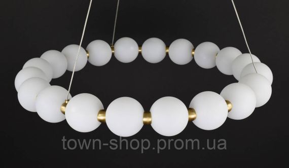 Люстра потолочная LED MJ11-800-k Латунь 30-140х84х84 см. | Зображення 6