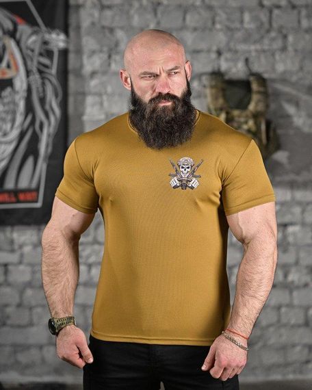 Тактична потоотводна футболка водія кайот ДЛ6479 | Зображення 1