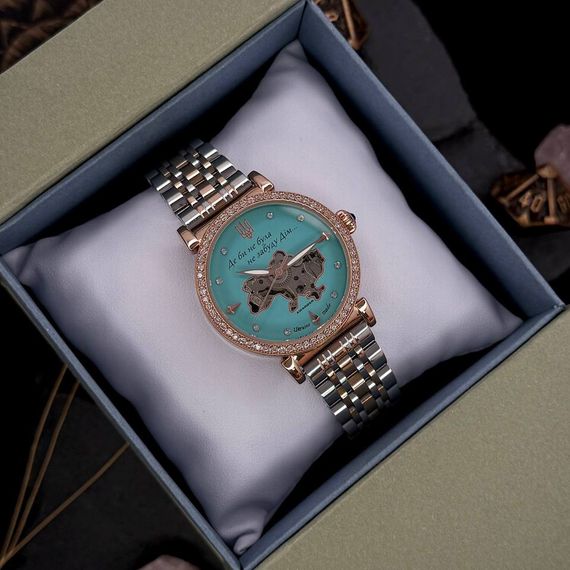 Годинник наручний Awarder 047 Silver-Gold-Blue | Зображення 2