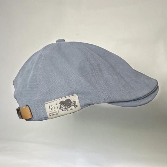 Вінтажний модний однотонний берет Ivy Cap Синій | Зображення 1