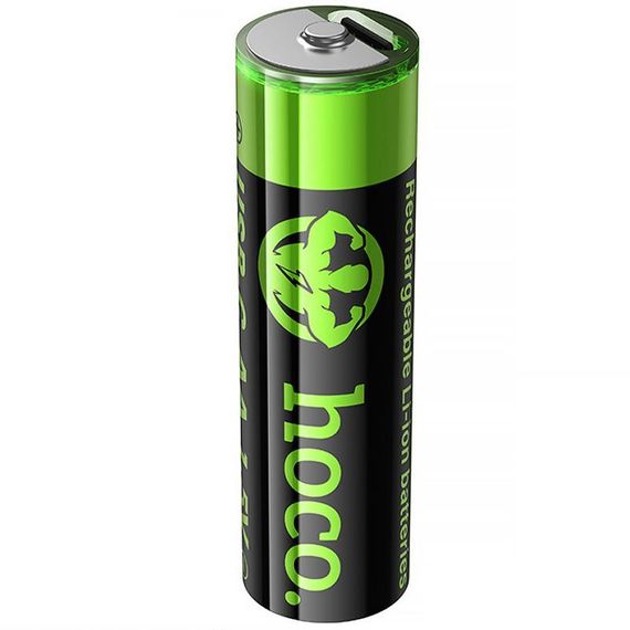 Акумуляторні батарейки Hoco JA3 (AA) Energy 2 pcs Black | Зображення 5