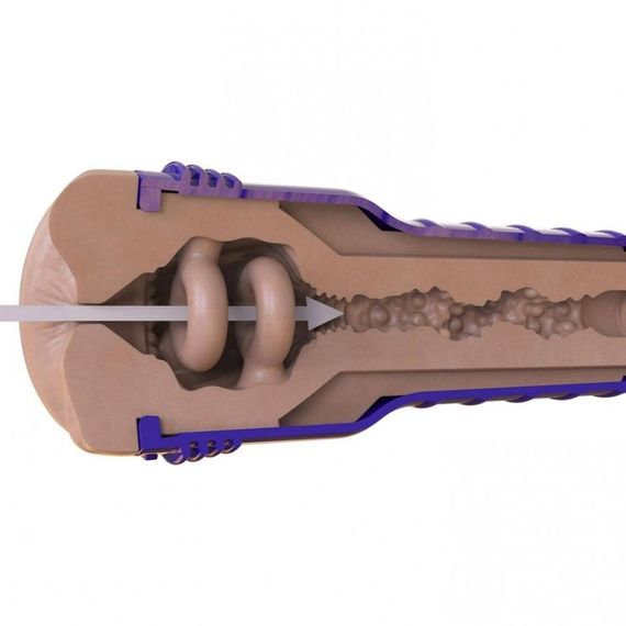 Мастурбатор у колбі Fleshlight Boost Blast Light Medium Sex Aura | Зображення 4