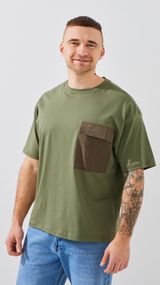 Футболка однотонна чоловіча GENUA G01222-0043 XL Хакі shop (2000999469398)