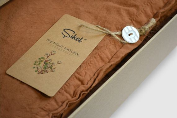 Постельное белье Sikel Stonewashed Soho 200 х 220 см Tutun | Зображення 1