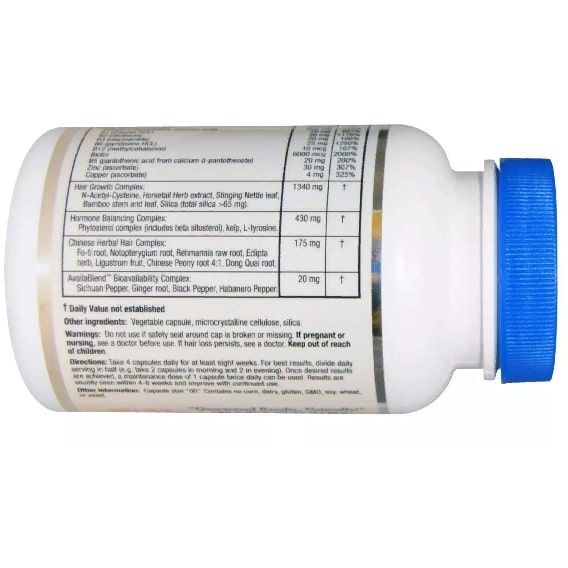 Комплекс для шкіри, волосся, нігтів RidgeCrest Herbals Hair ReVive 120 Caps RCH305 | Зображення 1