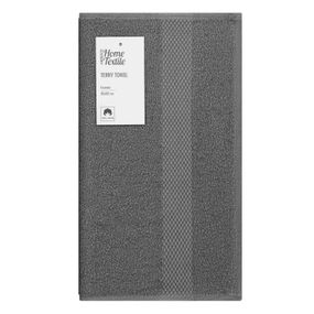 Рушник ARDESTO махровий Essence 30х50см, 100% бавовна, сірий темний (ART2230DG)