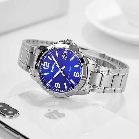 Чоловічий годинник Casio MTP-V004D-2B | Зображення 4
