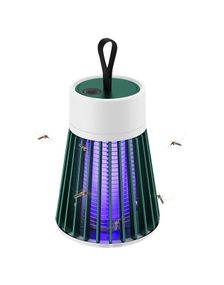 Ловушка-лампа от насекомых Mosquito killing Lamp BG-002 аккумуляторная с LED подсветкой и USB-зарядкой Зеленая
