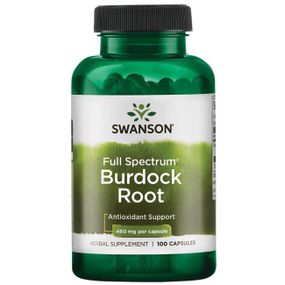 Корень лопуха Swanson Burdock Root 460 mg 100 Caps