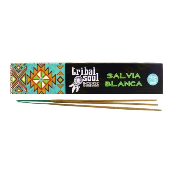 Аромапалички  Біла Шавлія 15г Tribal Soul 8901684614816