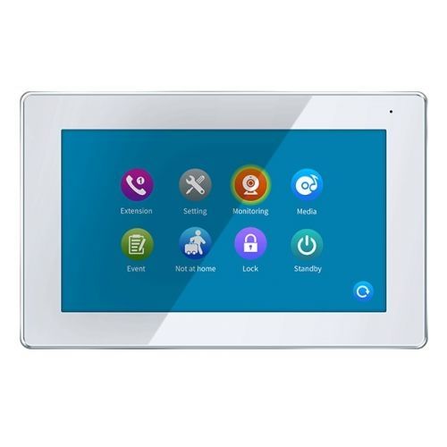 Комплект видеодомофона CoVi Security TAB FHD White  Iron FHD Bronze | Зображення 1