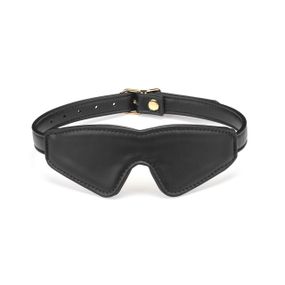Маска на глаза Liebe Seele Black Organosilicon Blindfold, экокожа Sex Aura