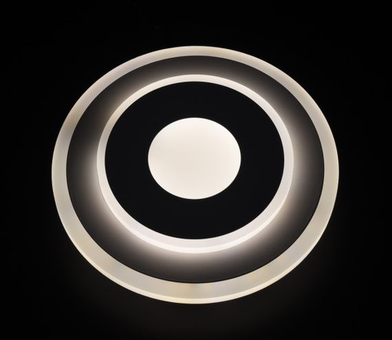 Сучасний круглий світильник стельовий LED для кімнати кухні ванної 26154 Білий 4х20х20 см. | Зображення 3