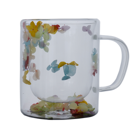 Чашка VT-6102-300 з подвійним дном Веснянка 300мл VITTORA