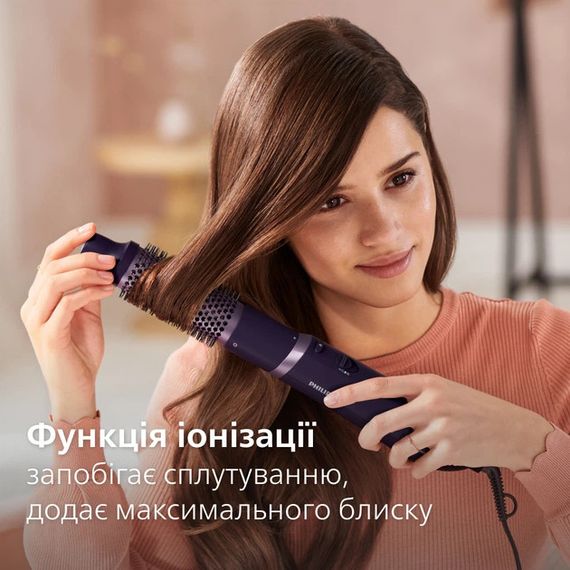 Фен-щітка Philips BHA305/00 800 Вт фіолетовий | Зображення 1