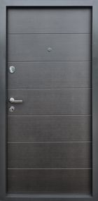 Вхідні двері Qdoors Преміум Горизонталь (біла коробка)